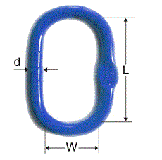 g100 master link size drawing